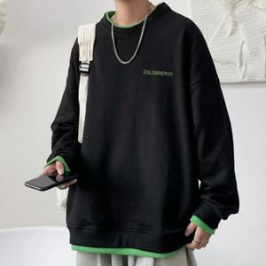 남성 레이어드 맨투맨 오버핏 티숙 ISTS05N 가을 남성 솔리드숙 tc카치온 티숙 숙 캐주얼숙 남성숙 인싸 소