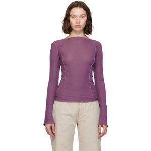 베이스레인지 퍼플 오마토 티셔츠 TTOML-CR-AU25 252922F110012