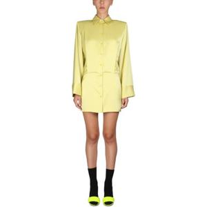 아티코 마고 셔츠 칼라 버튼 미니 원피스 227WCA113 E020080