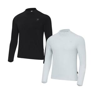 [25FW][다이나핏 공식](택가 99,000원) 남성 헤리티지 반하이넥 긴팔티_YMW25237