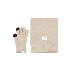 [질스튜어트 핸드백] JAMU5F500 [머플러+장갑세트][GIFT포장]아이보리 울캐시미어혼방 머플러장갑세트