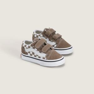 [반스]토들러 올드스쿨 벨크로 컬러 띠어리 체커보드 VN000CTG1NU