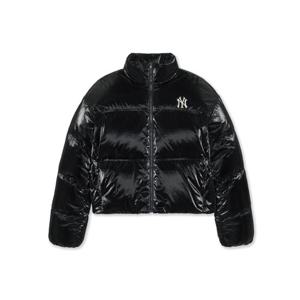 MLB  (3FDJB0556-50BKS) 여성 크롭 유광 커브 패딩