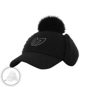 [마스터바니] 여성 폼폼이 이어워머 테리 볼캡 (421E4CP206)