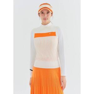 [레노마골프]여성 스트라이프 라운드 니트 베스트 RWSVN7201-102