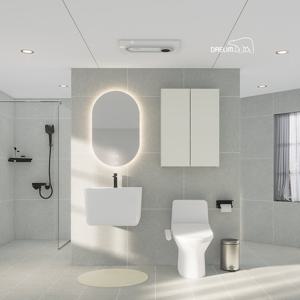 [25년형]대림바스 스마트클린바스 블랙 포세린 토프 거실욕실 리모델링(휴젠뜨+살균비데)