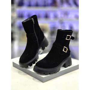 무크 세이브존05 여성 스웨이드 플랫폼 미들부츠 516522657