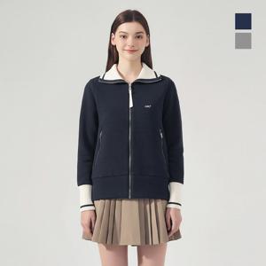 클라우스 여성 방풍안감 집업 골프 니트 자켓 FH25WW2512 NY