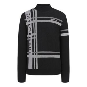 [테일러메이드] 남성 패턴 하이넥 니트 (TMSHM3124-199)