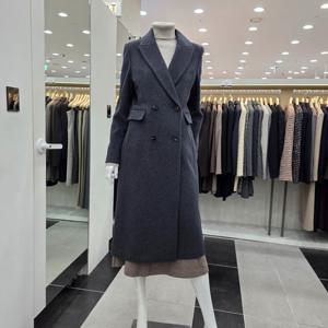 [KL]KWHCPL0200 케인더블버튼코트