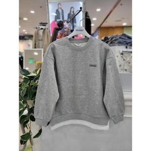 에꼴리에 세이브존06 레이어드 맨투맨티셔츠 23D0405