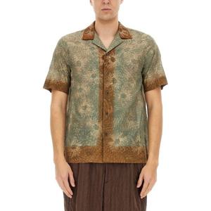 드리스반노튼 박시 핏 캠프 칼라 반팔 셔츠 020748 1162608