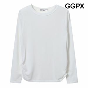 [GGPX] 라운드넥 사이드 셔링 티셔츠 (GP9TS016B)