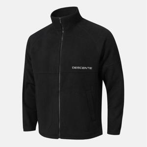 [데상트]데상트 마이크로 플리스 스탠드넥 집업 SP423TKTO2BLK0