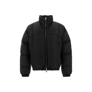 23FW 알렉산더 맥퀸 블랙 polyester padded 자켓 758808QVR771000