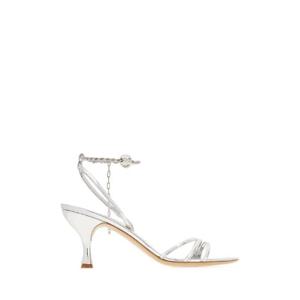 24SS 살바토레 페라가모 Silver 레더 샌들 770562004