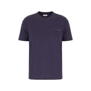 25FW 브루넬로 쿠치넬리 네이비 블루 코튼 t 셔츠 M0T81EC710C7186