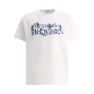 23FW 알렉산더 맥퀸 T 셔츠 WITH 로고 750657QVZ080900