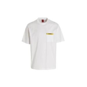 23SS FERRARI Sporty 코튼 저지 T 셔츠 with iconic Ferrari lettering 4782513