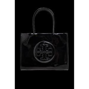 25SS 토리버치 블랙 synthetic 레더 Ella Bio 스몰 shopping 백 1618760001