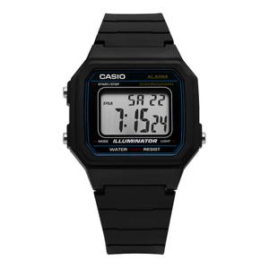 카시오 W-217H-1AVDF (W-217H-1A) 디지털 스퀘어 빈티지 레트로 남성 우레탄시계