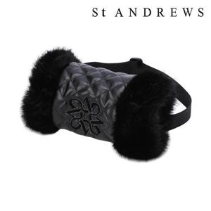 세인트앤드류스  (821E4AC068) 여성 별 심볼 퀼팅 퍼 믹스 패딩 핸드워머