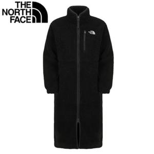 노스페이스 NC4FR85A 여성 루즈핏 롱플리스 테디 후리스 코트 자켓
