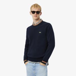 라코스테 공식 남성 팁핑 코튼 크루넥 스웨터 AH5158-55N 6P4