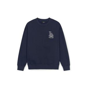 MLB긴팔티 PQJ 3AMTB3146-41NYS 쿠퍼스 스몰로고 메가 오버핏 기모 맨투맨