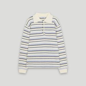 [코데즈컴바인]카라넥 스트라이프 니트 CKD-PU008WA