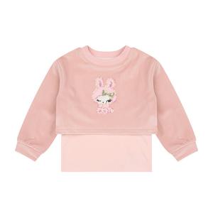 [프렌치캣(정상)]PK 골지 레이어드 티셔츠(Q55DBT110)