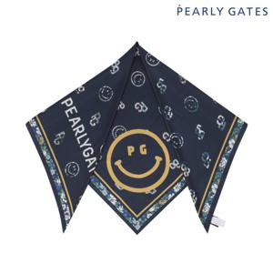 파리게이츠  여성 플라워 스마일 패턴 실크 스카프 521E4AC401 BJ