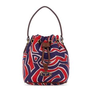 에밀리오푸치 드로우스트링 프린트 캔버스 버킷백 5UBC305U182