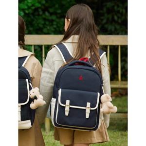 [빈폴키즈] 시그니처 플랩 책가방  네이비 (BI61D4U01R)