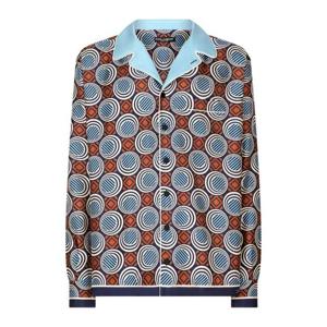 25 FW 돌체앤가바나 기하학 프린트 실크 셔츠 G5IF1THI1Q9 TP432235224