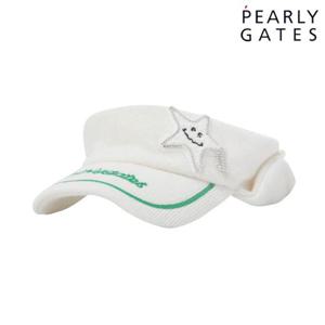 파리게이츠 (521D4CP501) 여성 스마일 패치 밴딩 이어워머 니트 바이저