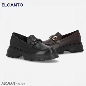 [엘칸토]경량 쿠션UP 청키 여성 로퍼 단화 LCWD46U613_XGN