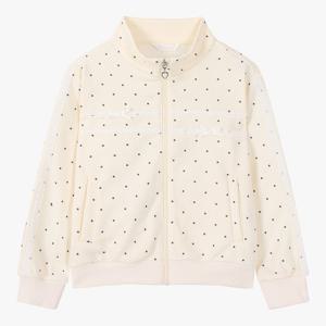 [로엠걸즈(아동)]도트 레이스 스웨트집업 RGJM25W2P