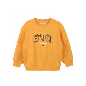 뉴발란스키즈긴팔티 RQJ NK9CFB412U-30 ESSENTIAL 베이직 로고 기모 스웨트 셔츠