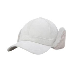 [세인트앤드류스]여성 퍼 워머 믹스 스웨이드 볼캡 (821D4CP084)