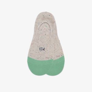 라코스테 공식 여성용 컬러블록 노쇼 양말 RA880E-55G XFJ