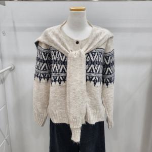 [밸리걸]노르딕 니트숄가디건셋업(614650)