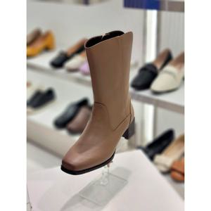 [무크] 여성 웨스턴 하프 부츠 5cm SM22704AF