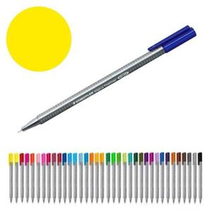 스테들러 트리플러스 화인라이너 334-1옐로우/(0.3mm 노랑) (1개) 부품 소모품 자재 파츠