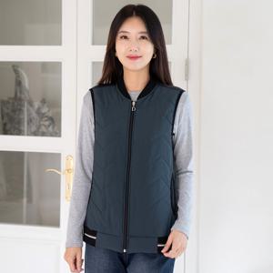 엄마옷 마담4060 브이퀄팅기모조끼 데일리 중년여성 -ZVE2511026-