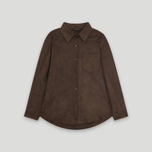 [코데즈컴바인]플레인 포켓 스웨이드 셔츠 CKD-SH383WB