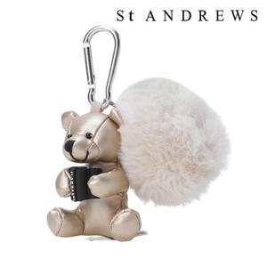 세인트앤드류스  (831E3ACA04) 공용 레더 테디베어 티꽂이 & 볼케이스