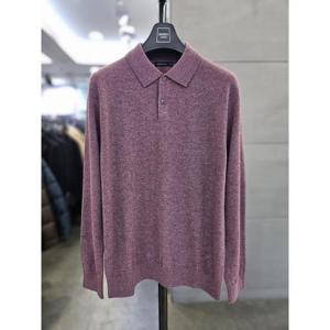 바쏘옴므 세이브존03 바쏘옴므 울  혼방 니트 카라티 WSATZ4WT70A