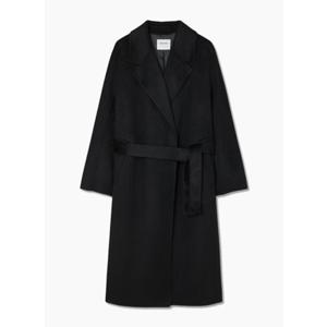 쉬즈미스 (SWHCTP42130) 울 벨티드 핸드메이드 롱 코트