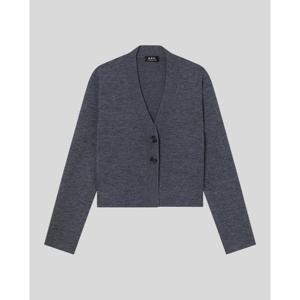 아페쎄 가디건 WVBEEF22328PLC CHARCOAL GREY DOM